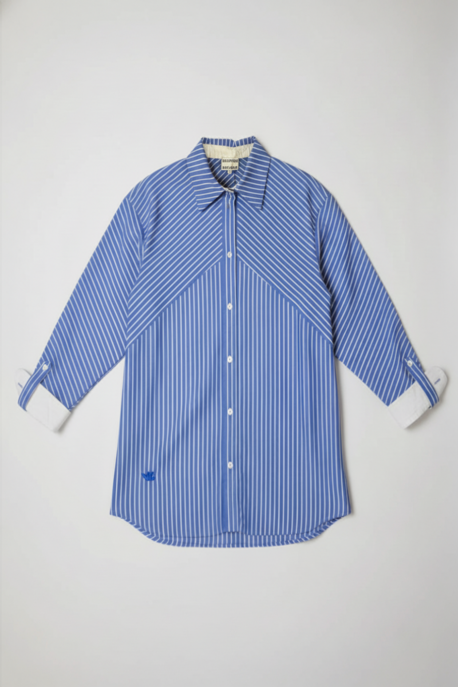 Ivy stripe blue shirt