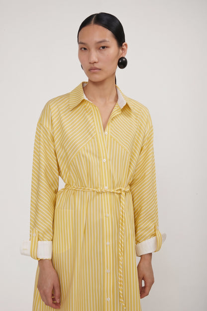 Robe James Lemon Stripes