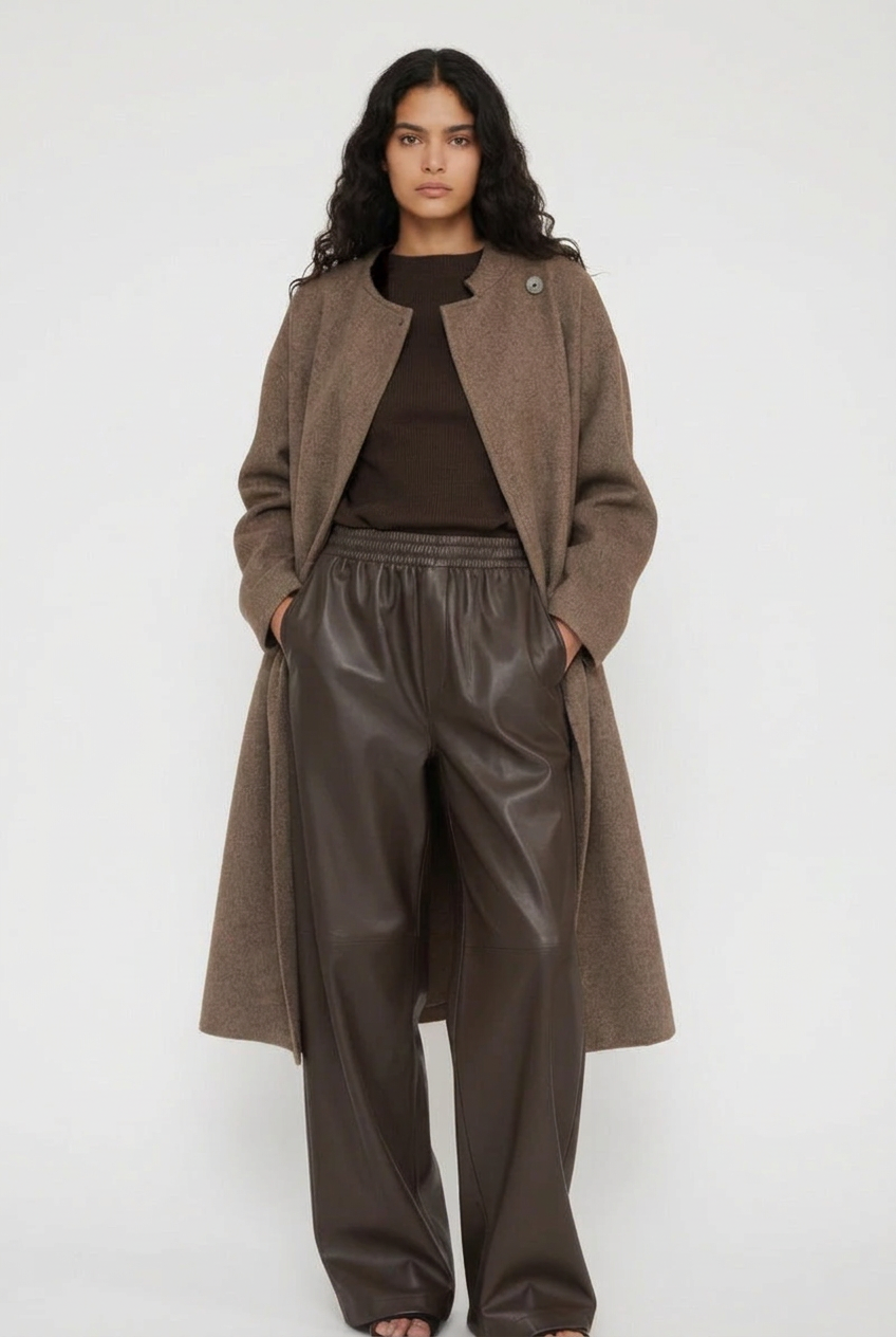 Manteau Myrtle Warm Taupe, Valentine Gauthier