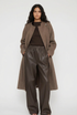 Manteau Myrtle Warm Taupe, Valentine Gauthier