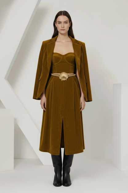 Wanda Goldwood Bowie Viscose Skirt